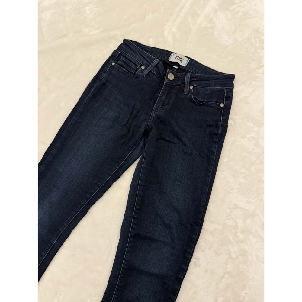 Paige Verdugo Ultra Skinny Women's Jeans Size 25 Dark Wash Stretch Midrise
